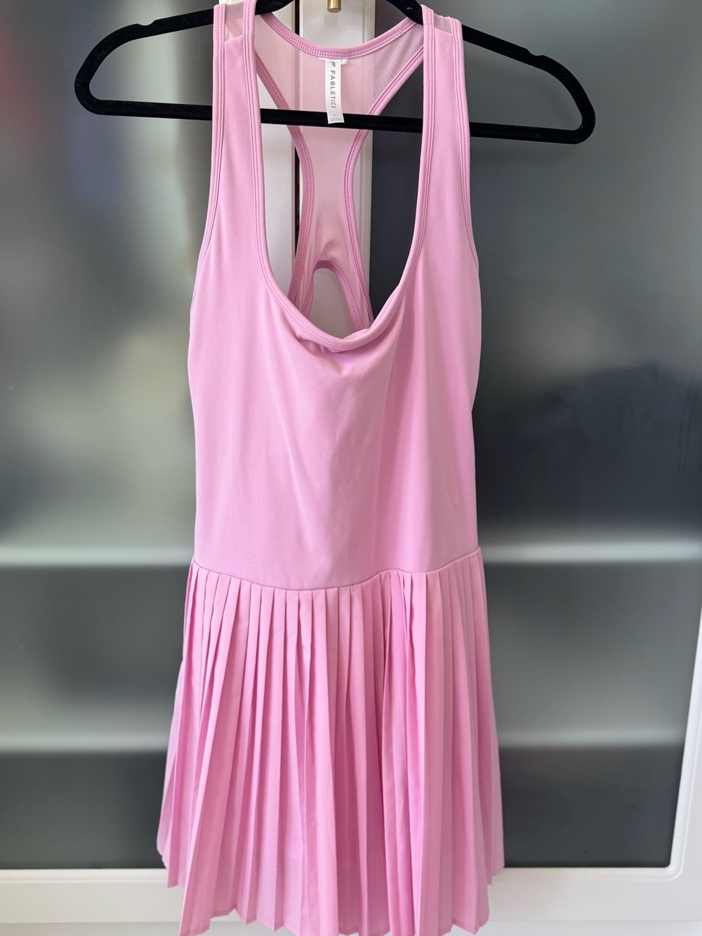 Fabletics Light Pink Racerback Athletic Dress